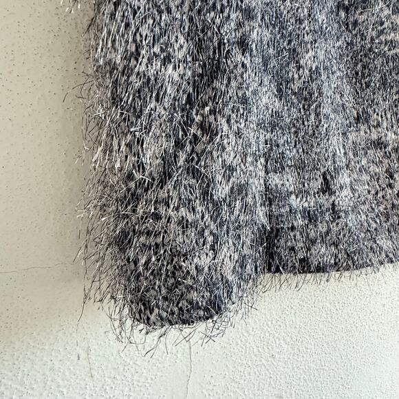 Banana Republic Shift Dress Soft Eyelash Fringe Snakeskin Cocktail Party 10 NWT - Picture 2 of 6